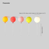 Colourful Balloon Ceiling Lights for Bedroom