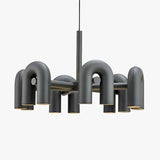 Iron U Shaped Statement Pendant Lights