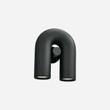 LED Modern Black U-Shaped Wall Light