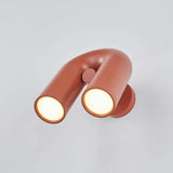 LED Modern Black U-Shaped Wall Light