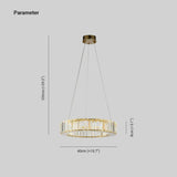 Fence Type Crystal Dining Room Pendant Light - Clowas