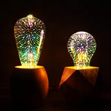 3D Fireworks Modern Crystal Table Lamp