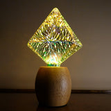 3D Fireworks Modern Crystal Table Lamp