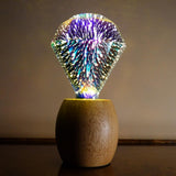 3D Fireworks Modern Crystal Table Lamp