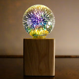 3D Fireworks Modern Crystal Table Lamp