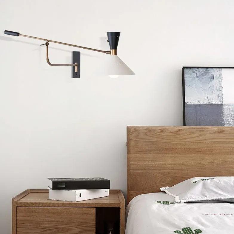 Flexible White Bedside Reading Light - Clowas