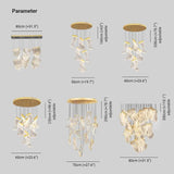 Flow Irregular Gold for Dining Room Chandelier - Clowas