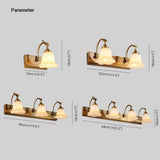 Cream Bellflower Vintage Sconce Light for Bathroom