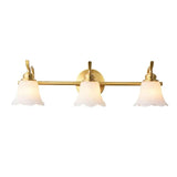 American Style Brass Wall Light for Bathroom