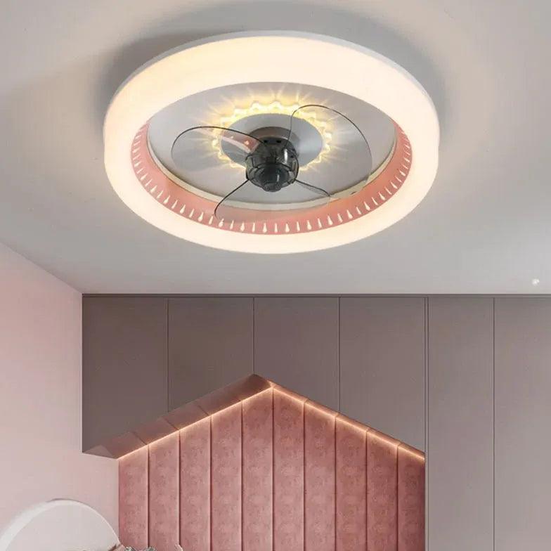 Flowers Modern Ceiling Fan with Light - Clowas
