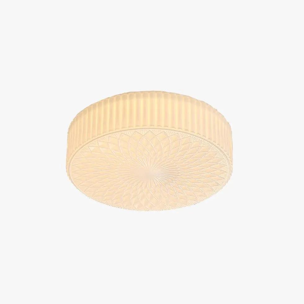 Folding Fan Bedroom White Flush Ceiling Lights - Clowas