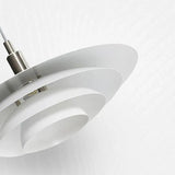 Four-layer White Lampshade Aluminum Pendant Light - Clowas