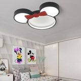 Cartoon Black LED Bedroom Ceiling Light - Clowas