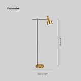 Modern Classic Metal Floor Lamp for Living Room