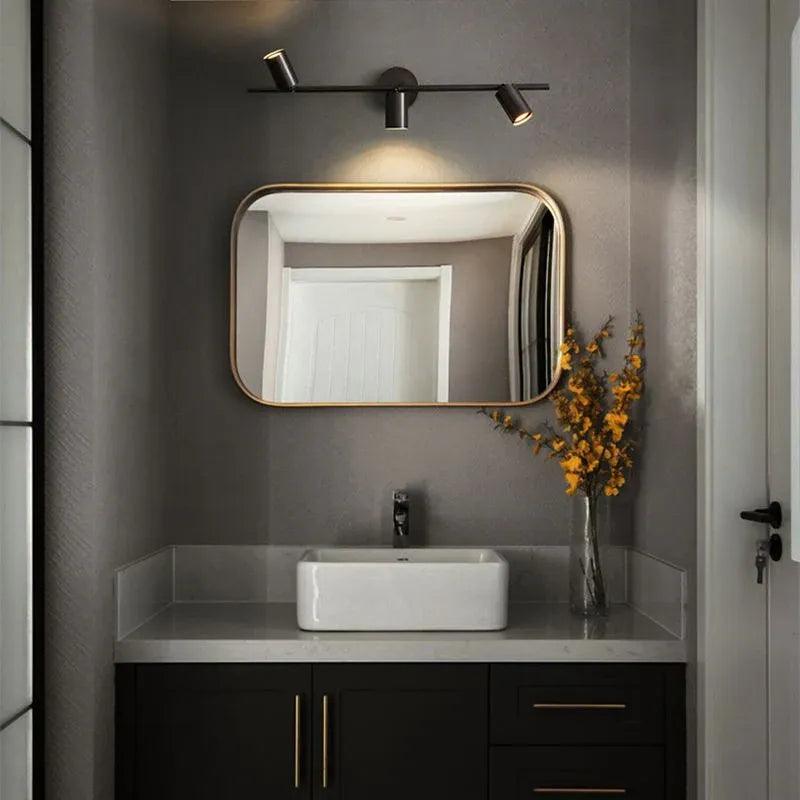 Multi Arm Cylinder Bathroom Mirror Spotlight - Clowas