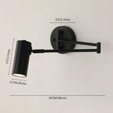 Modern Black Wall Light Indoor for Bedroom