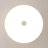 Cream Eye-Caring Flush Green Ceiling Light
