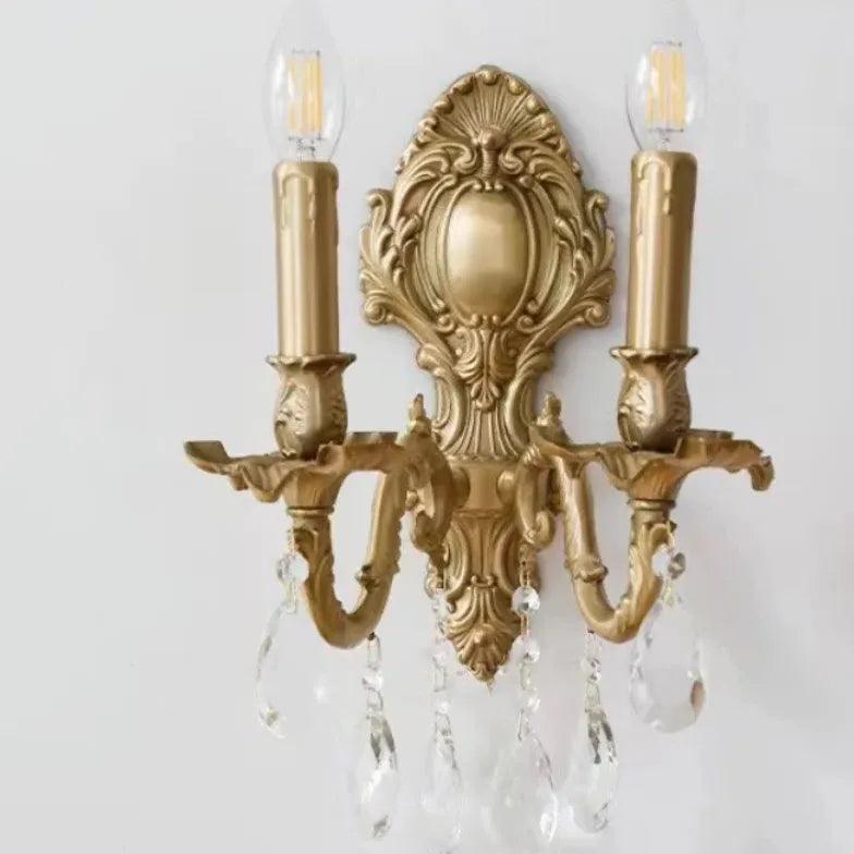 french vintage wall lights crystal - Clowas