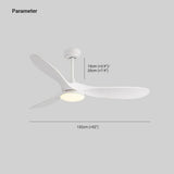 Three-Blade Ceiling Fan with Light