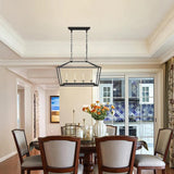 American Vintage Iron Candle Chandelier for Bar