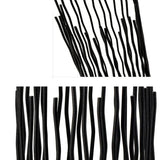 European Black Asymmetric Iron Line Candleholder