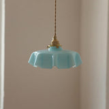 Vintage Brass Glass Pendant Lighting Fixtures