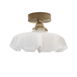 Vintage Brass Glass Pendant Lighting Fixtures