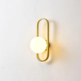 Globe Frosted Lampshade Modern Wall Lights - Clowas