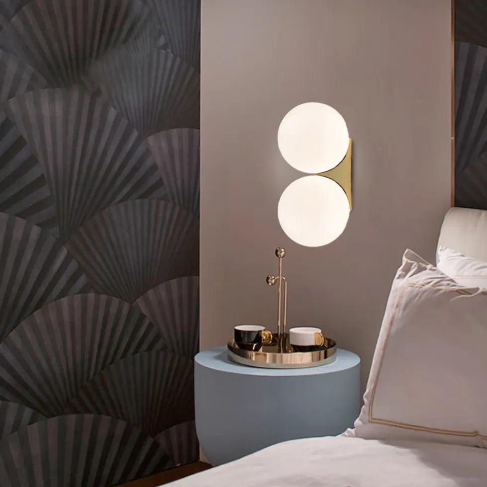Globe Glass Flush Modern Wall Lights - Clowas