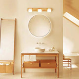 Globe Glass Wooden Shape Mirror Lights - Clowas