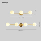 Contemporary Gold Wall Lights for Bathroom Vanity