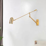Gold Adjustable Reading Vintage Spotlight - Clowas