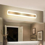 Gold Flush Led Bathroom Mirror Lights - Clowas
