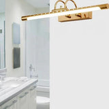 Luxury Brass Bathroom LED Wall Lights