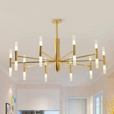 gold Modern Metal bedroom chandelier - Clowas