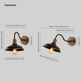 Gooseneck Wall Light Vintage Outdoor - Clowas
