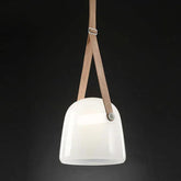 Gray Cup Glass Industrial Pendant Light - Clowas