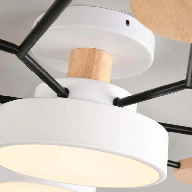 Green Bracket Modern Flush Ceiling Lights - Clowas