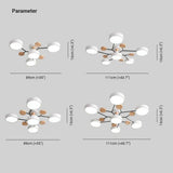 Green Bracket Modern Flush Ceiling Lights - Clowas