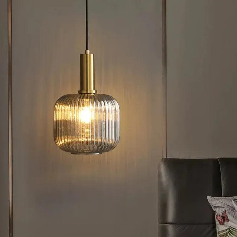 Green Folds Glass Modern Pendant Light - Clowas