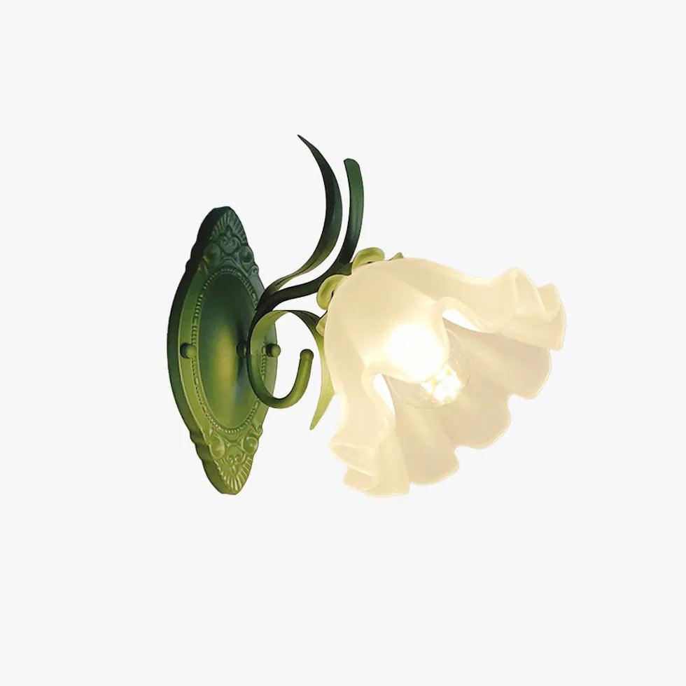 Green lily Country Vintage Wall Lights - Clowas