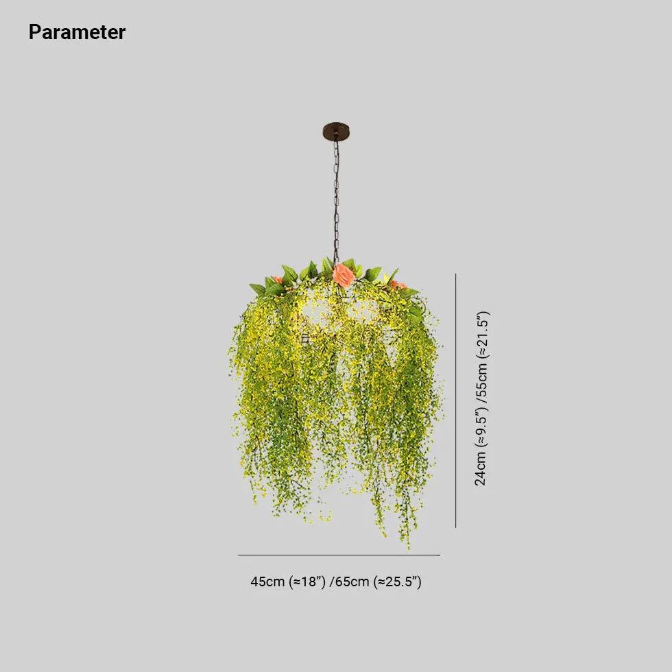 Green Plant Themed Decorative Lighting Fixture - Clowas