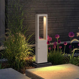 Minimalist Square Cement Courtyard Lighting