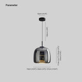 Black Simple Transparent Glass Chandelier - Clowas