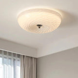 Round Glass for Bedroom White Ceiling Light - Clowas
