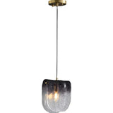 Black Gradient Glass Modern Pendant Light - Clowas