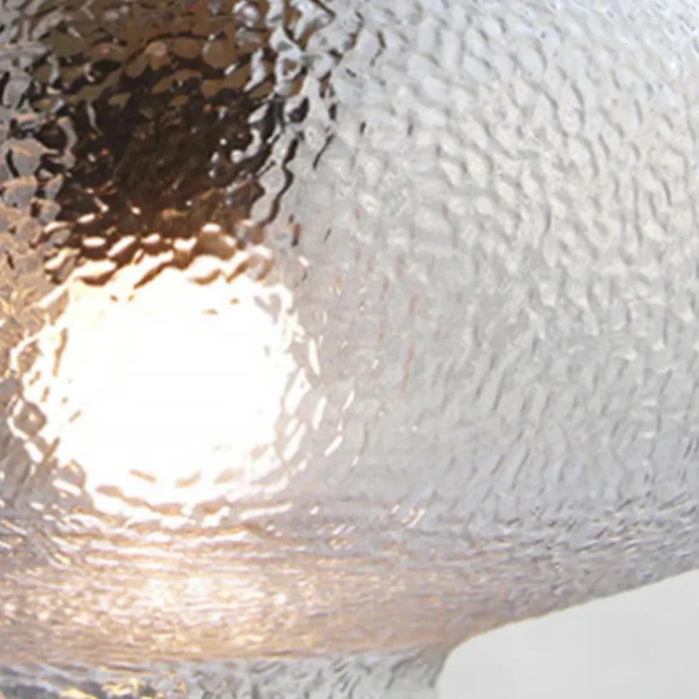Irregular Shaped Clear Glass Vintage Pendant Light - Clowas