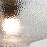Irregular Shaped Clear Glass Vintage Pendant Light - Clowas