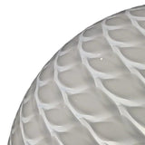 White Spherical Glass Bedroom Ceiling Chandelier - Clowas
