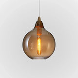 Pot Smoking Glass Vintage Pendant Light - Clowas